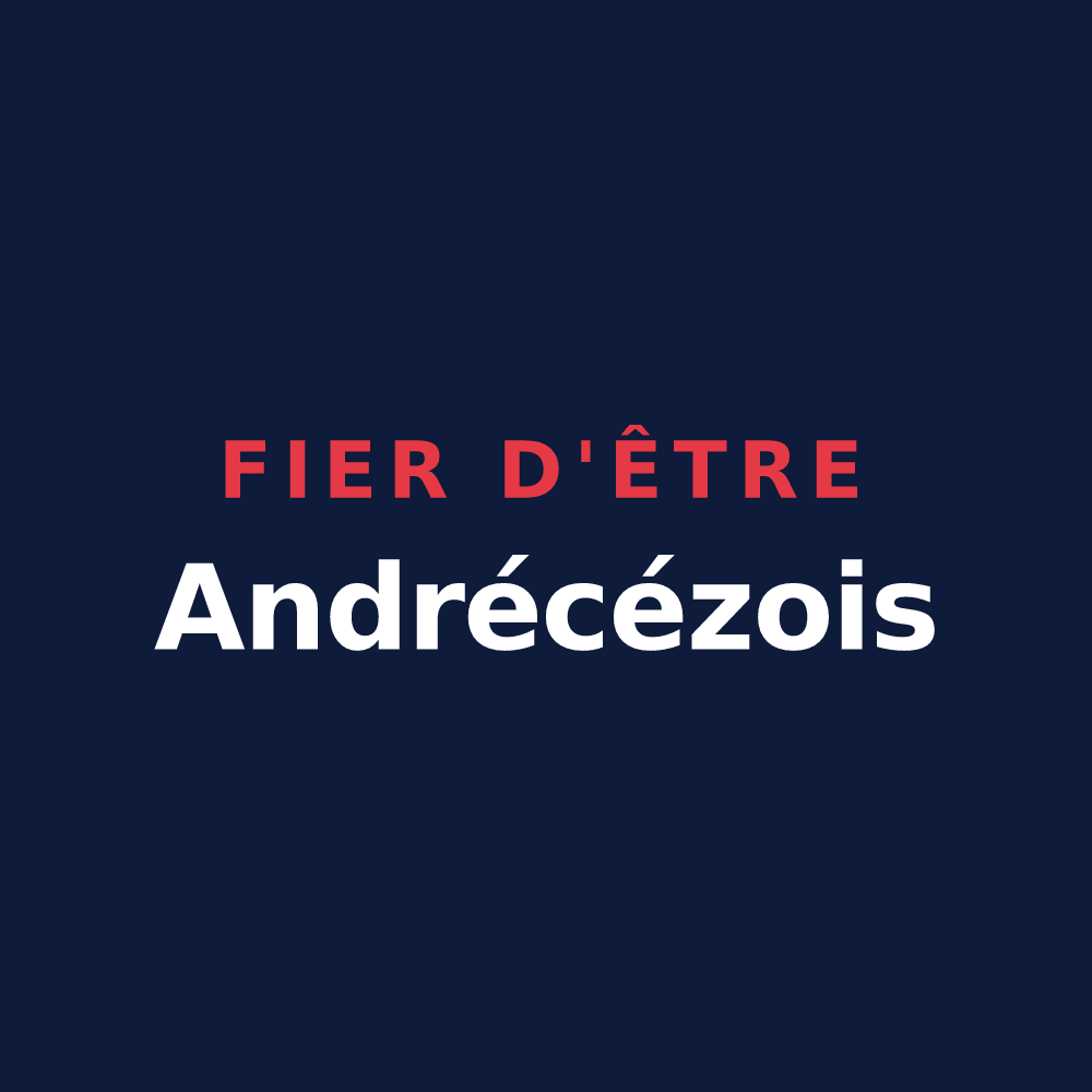 T-shirt « Fier d'être Andrécézois » — design pour Saint-André-Capcèze