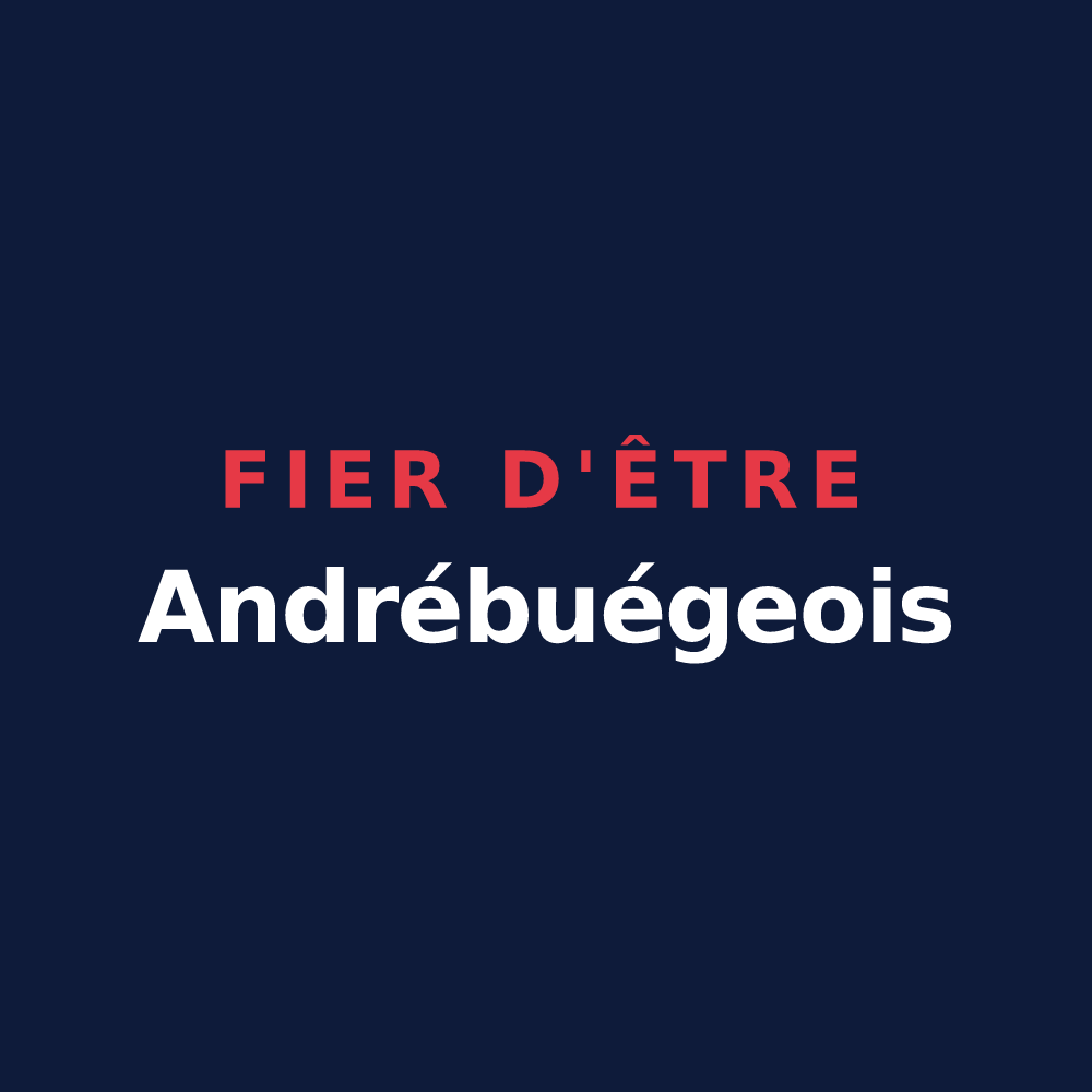 T-shirt « Fier d'être Andrébuégeois » — design pour Saint-André-de-Buèges