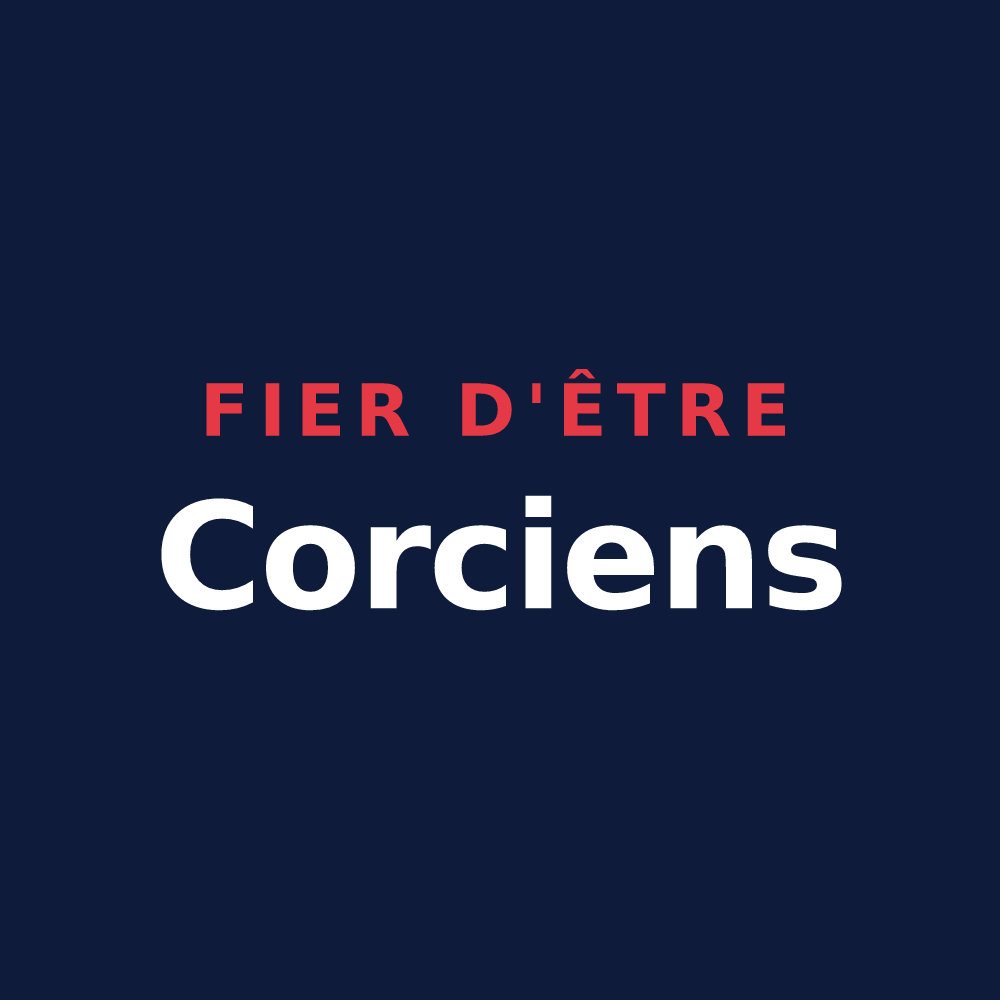 T-shirt « Fier d'être Corciens » — design pour Saint-André-de-Corcy