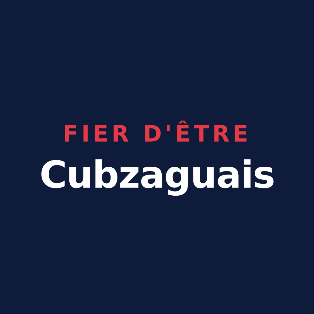 T-shirt « Fier d'être Cubzaguais » — design pour Saint-André-de-Cubzac