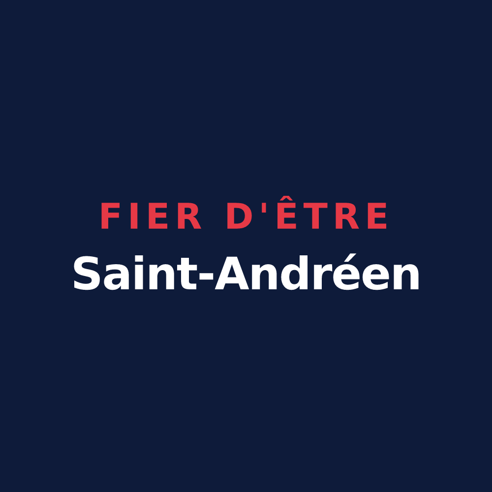 T-shirt « Fier d'être Saint-Andréen » — design pour Saint-André-des-Eaux