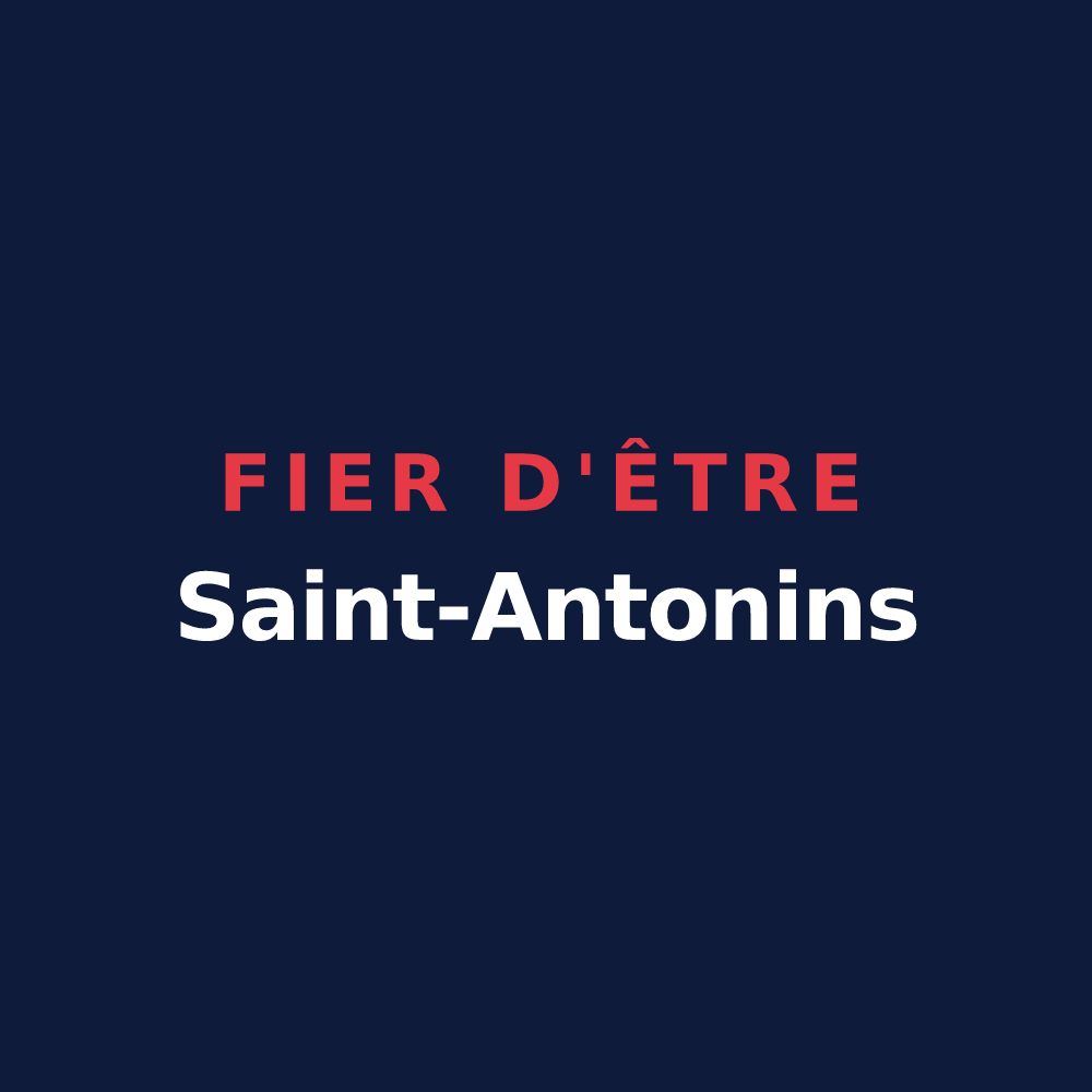 T-shirt « Fier d'être Saint-Antonins » — design pour Saint-Antoine