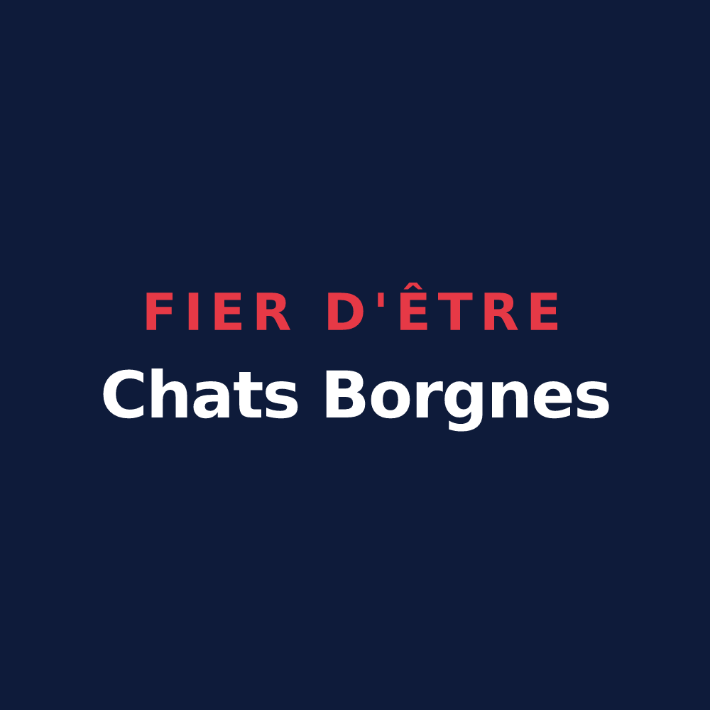 T-shirt « Fier d'être Chats Borgnes » — design pour Saint-Antoine