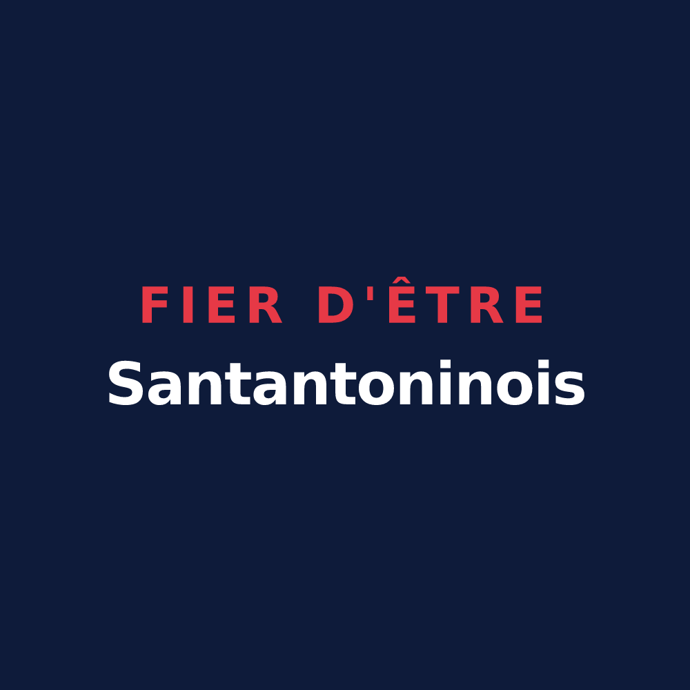 T-shirt « Fier d'être Santantoninois » — design pour Saint-Antonin