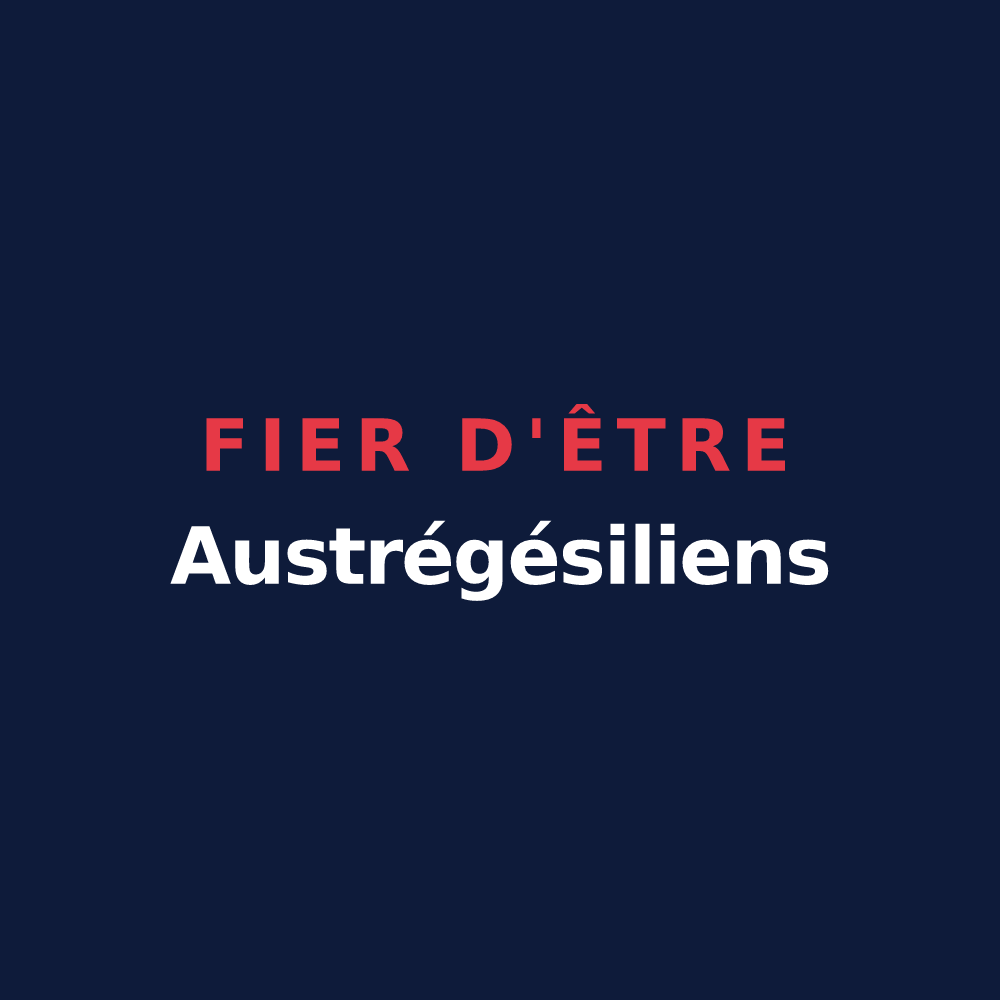 T-shirt « Fier d'être Austrégésiliens » — design pour Saint-Aoustrille