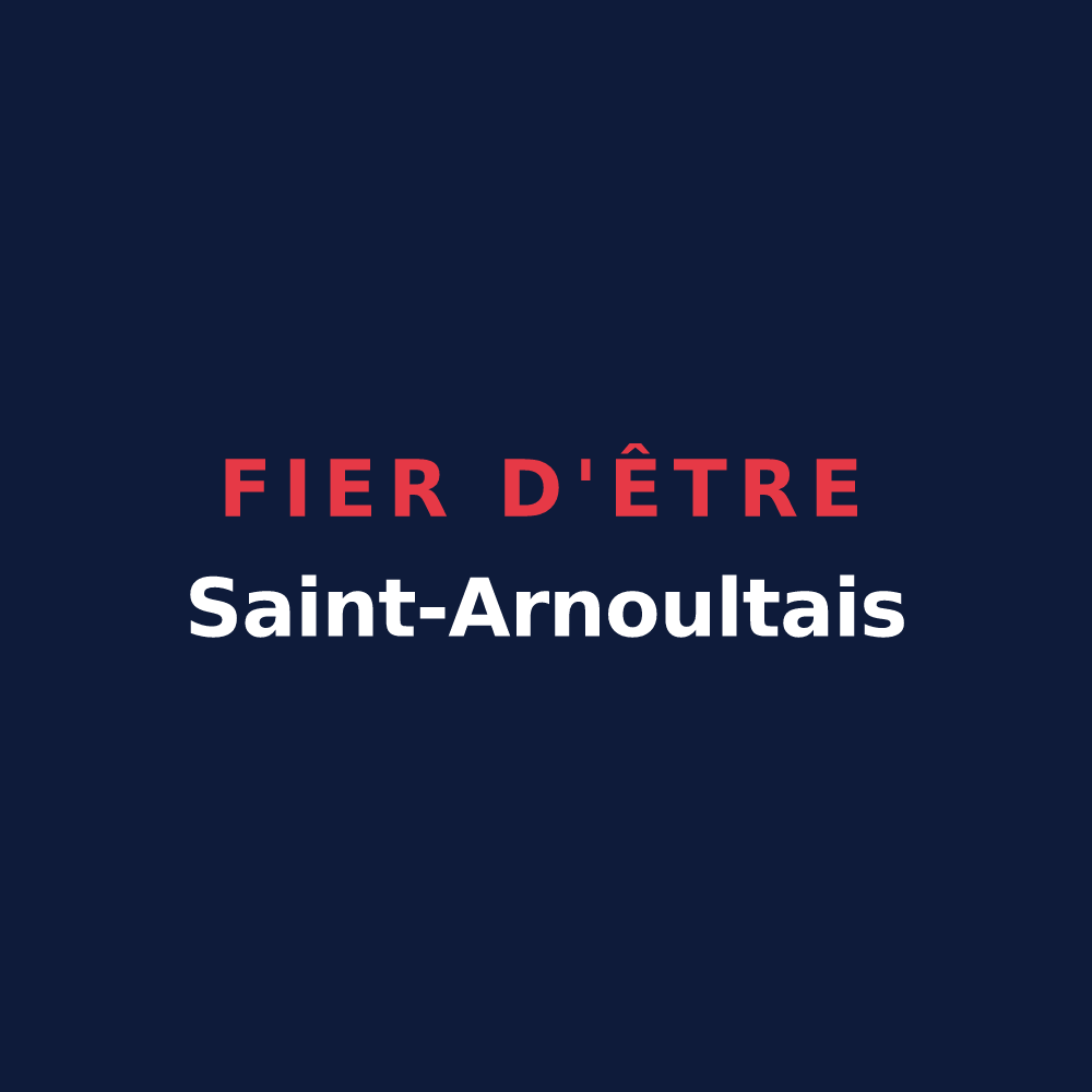 T-shirt « Fier d'être Saint-Arnoultais » — design pour Saint-Arnoult