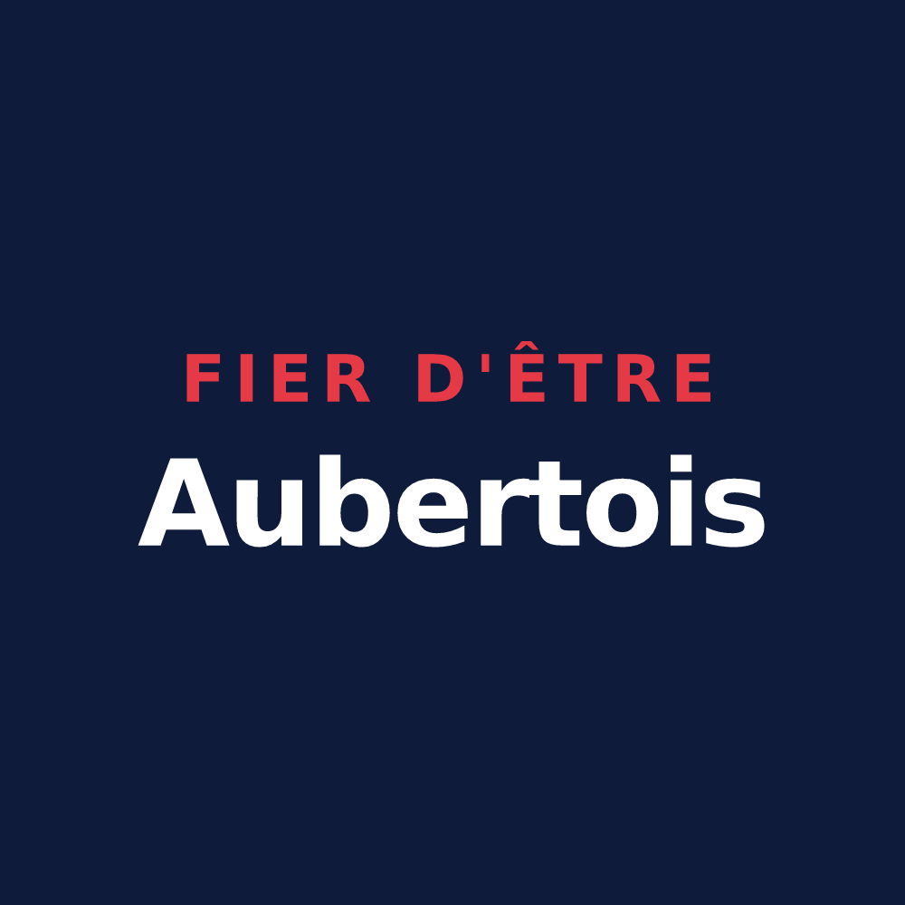 T-shirt « Fier d'être Aubertois » — design pour Saint-Aubert