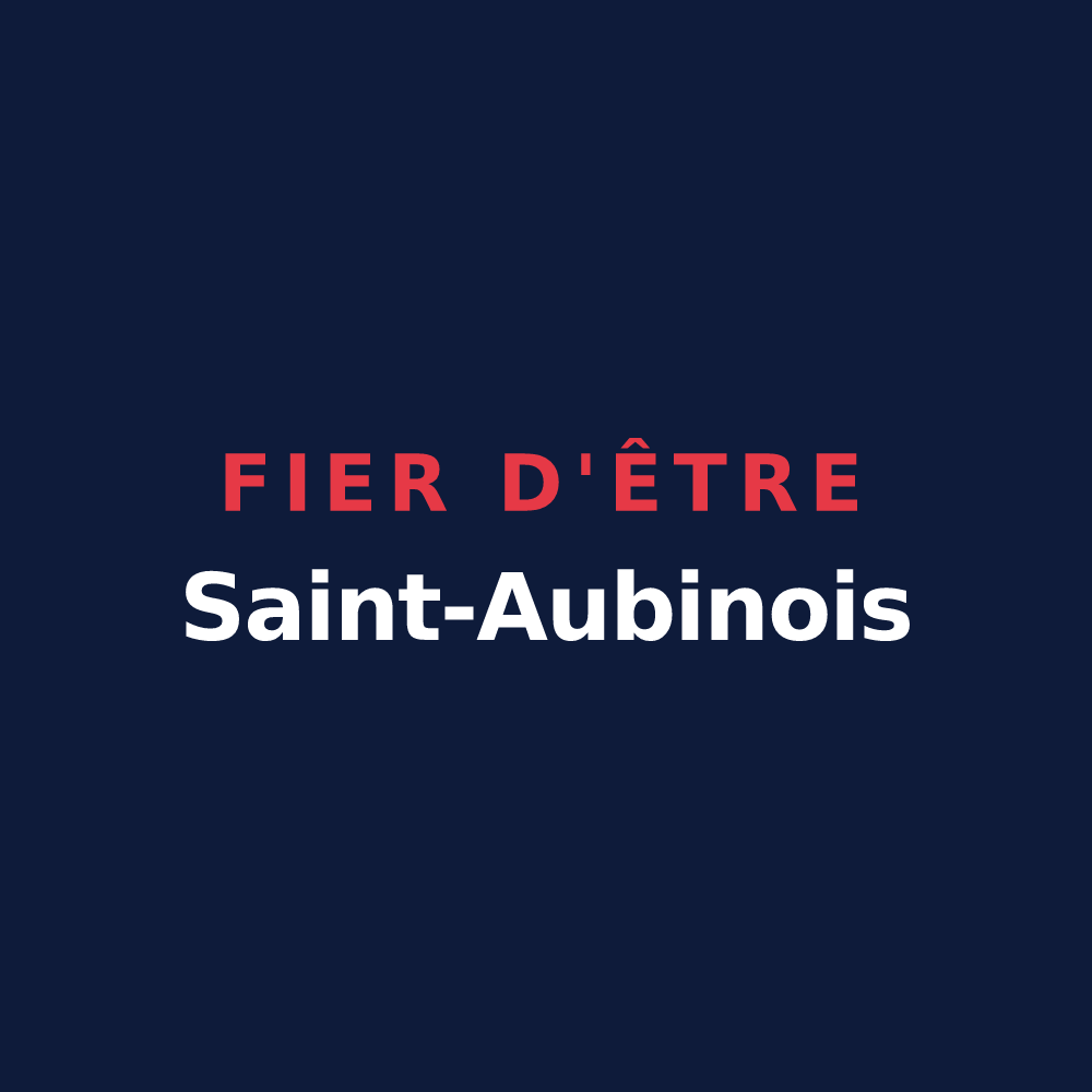 T-shirt « Fier d'être Saint-Aubinois » — design pour Saint-Aubin