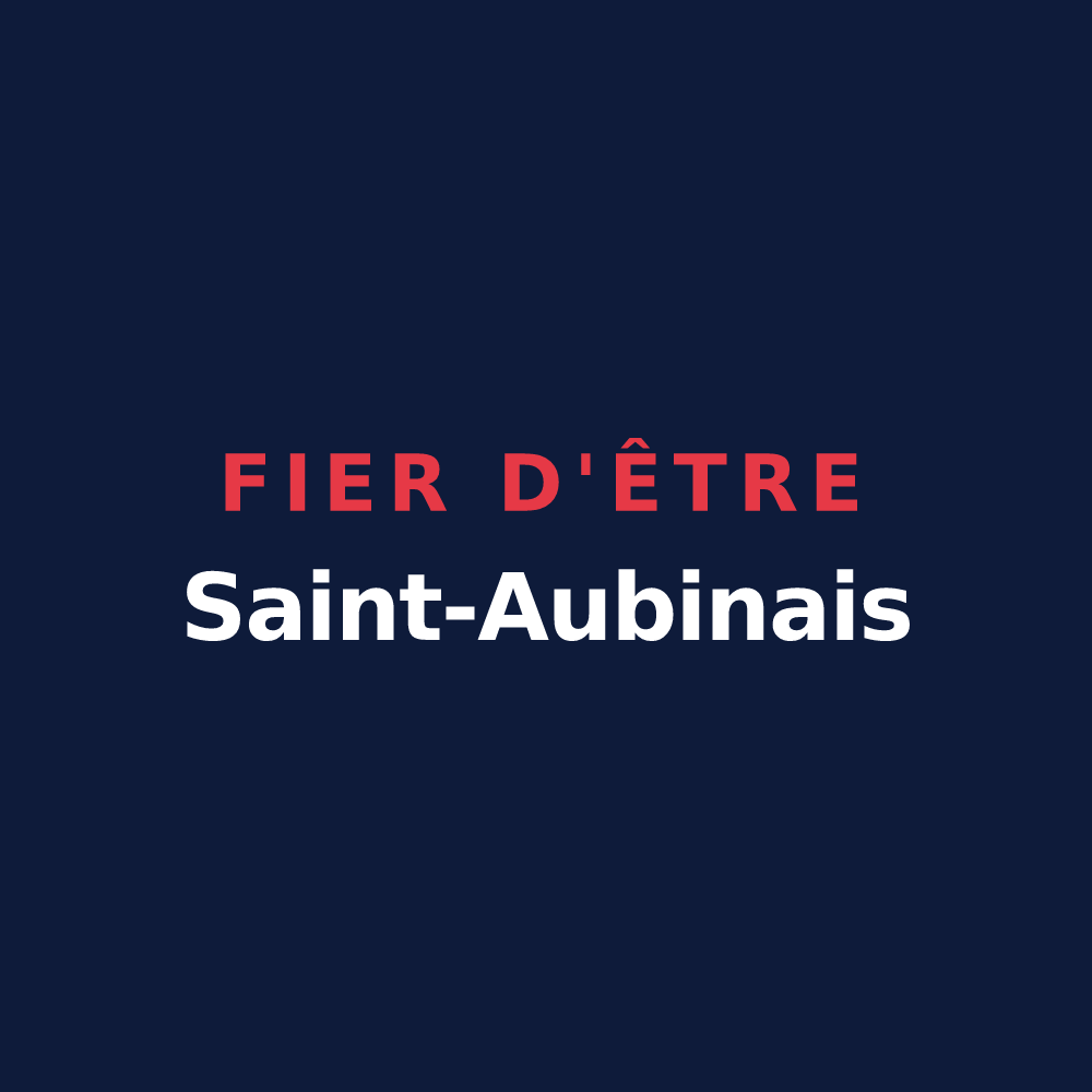 T-shirt « Fier d'être Saint-Aubinais » — design pour Saint-Aubin-sur-Mer