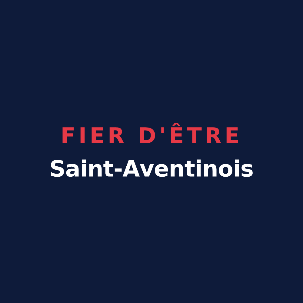 T-shirt « Fier d'être Saint-Aventinois » — design pour Saint-Aventin