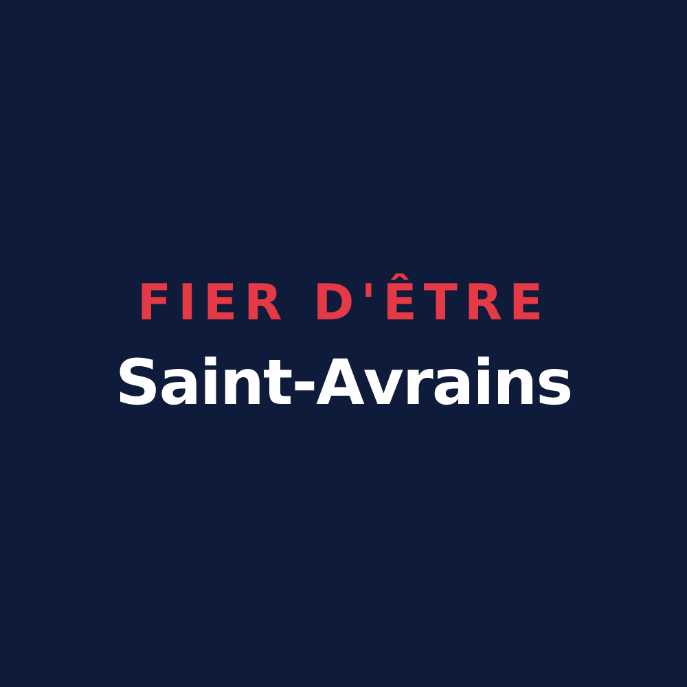 T-shirt « Fier d'être Saint-Avrains » — design pour Saint-Avre