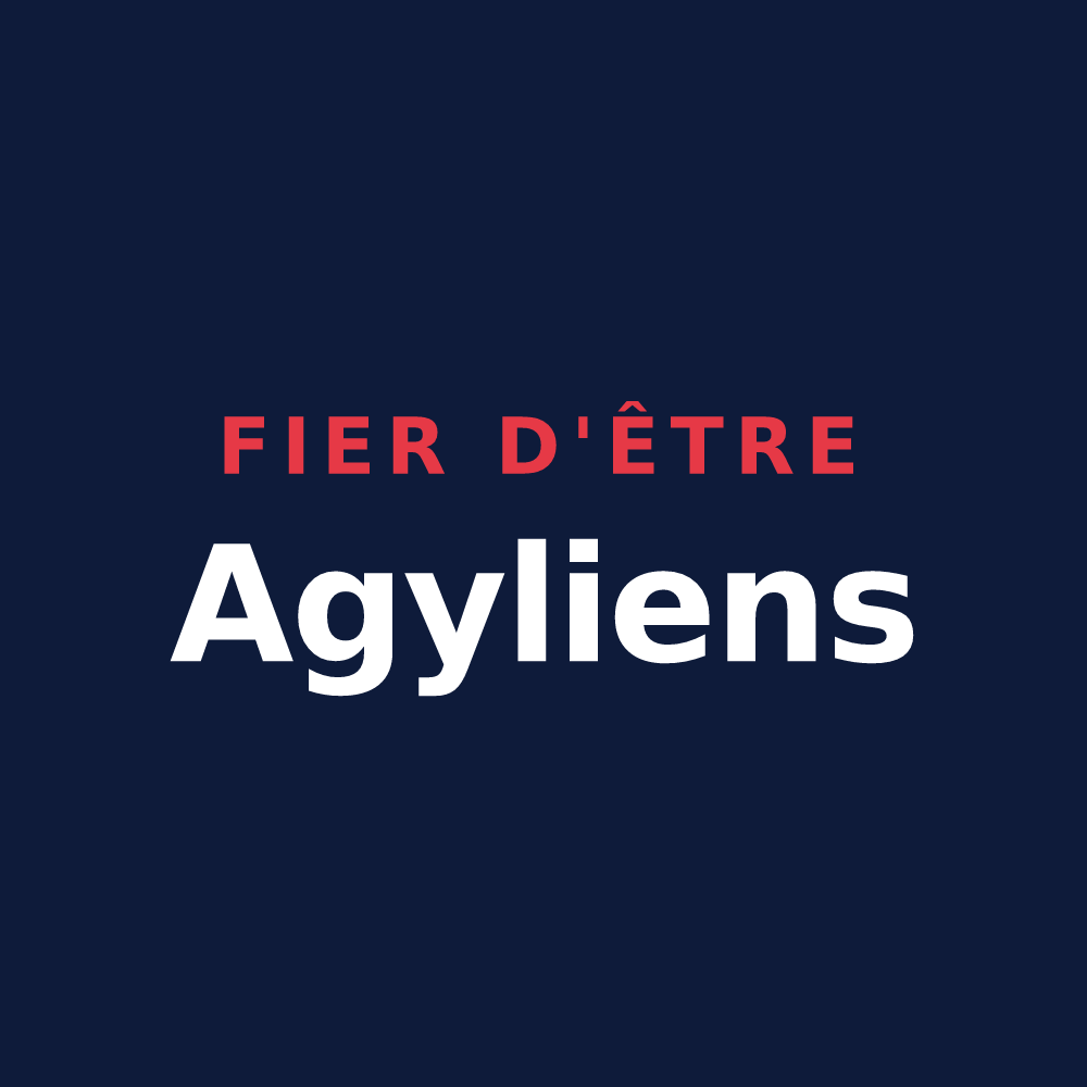T-shirt « Fier d'être Agyliens » — design pour Saint-Ay