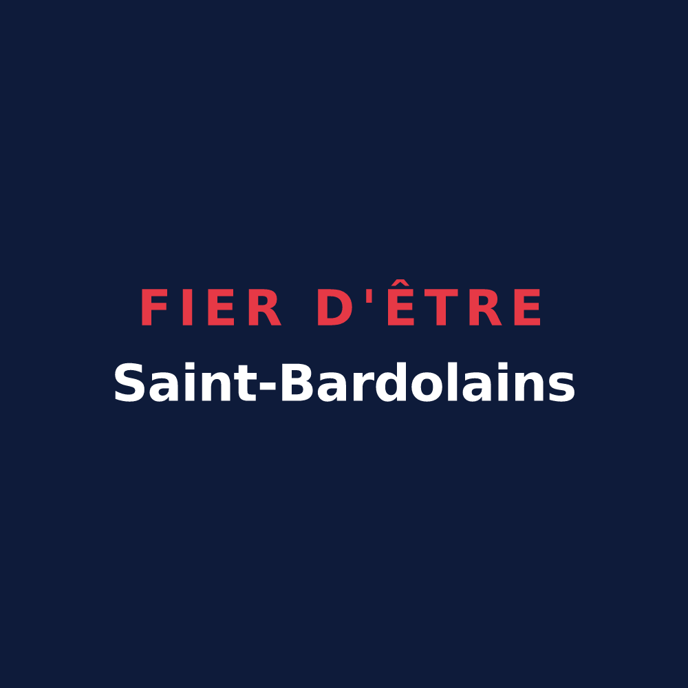 T-shirt « Fier d'être Saint-Bardolains » — design pour Saint-Baldoph