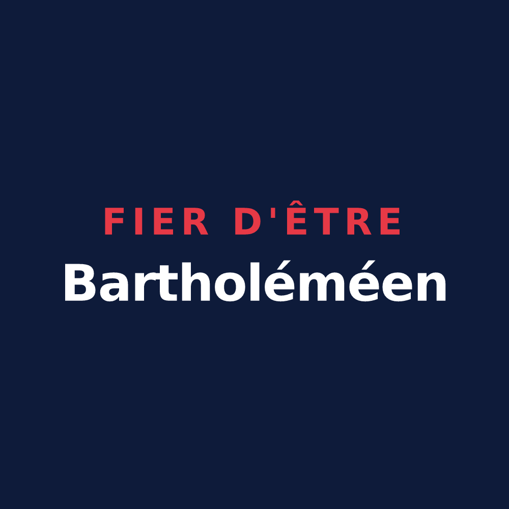 T-shirt « Fier d'être Bartholéméen » — design pour Saint-Barthélemy