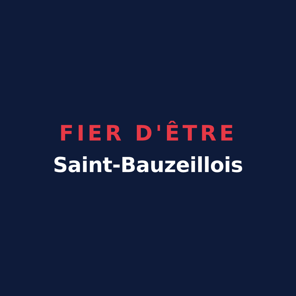 T-shirt « Fier d'être Saint-Bauzeillois » — design pour Saint-Bauzeil