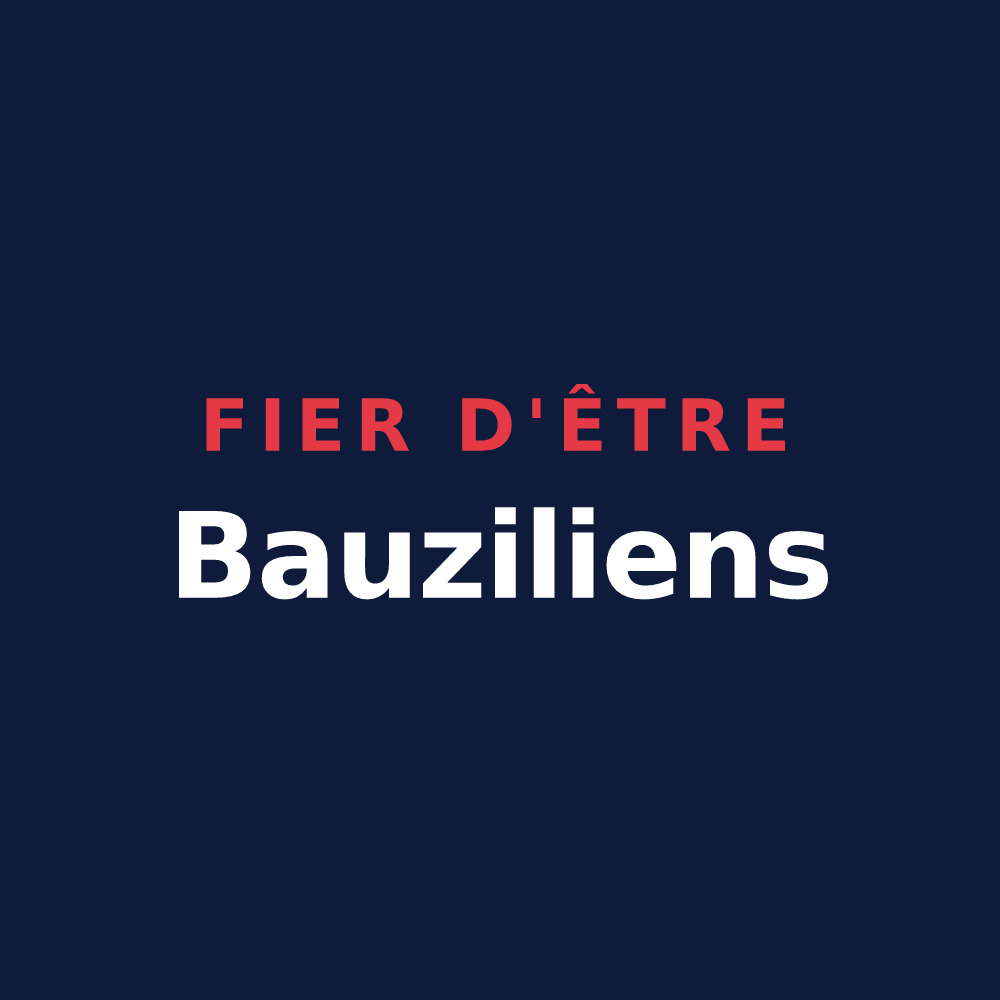 T-shirt « Fier d'être Bauziliens » — design pour Saint-Bauzile
