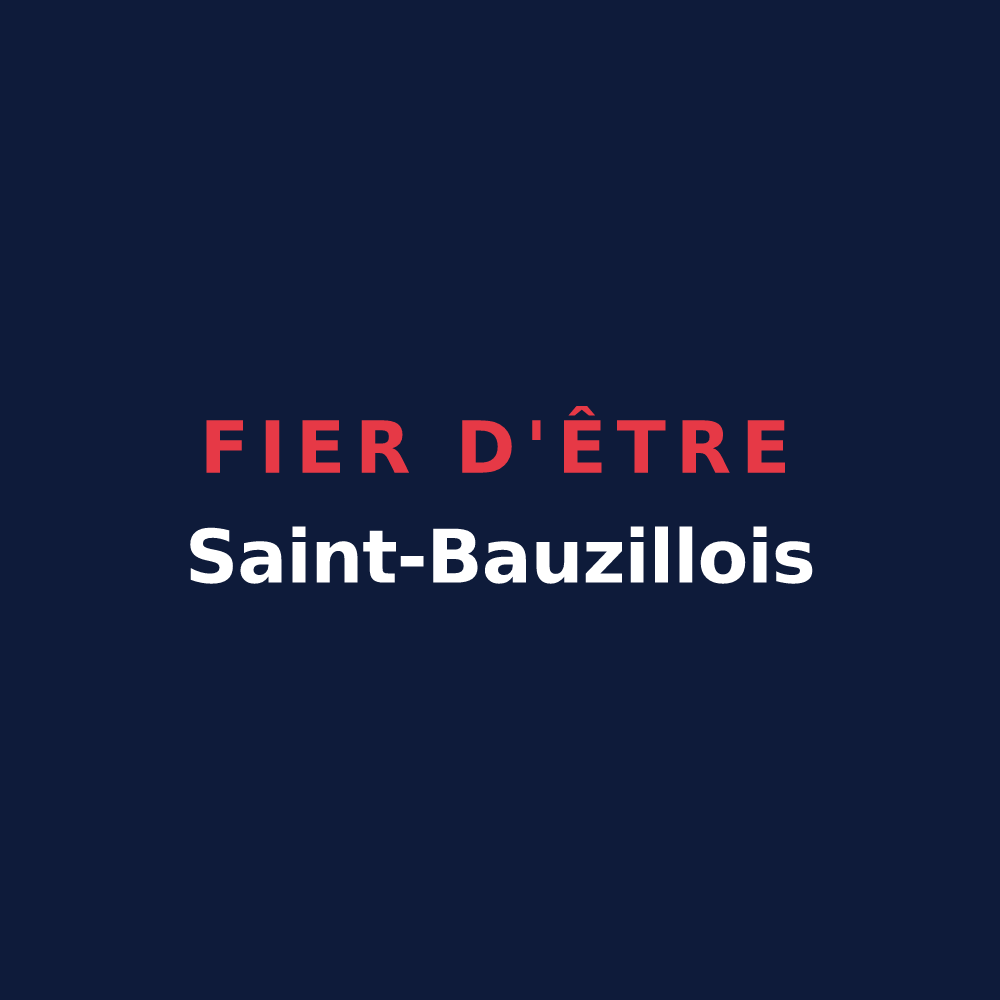 T-shirt « Fier d'être Saint-Bauzillois » — design pour Saint-Bauzille-de-Montmel