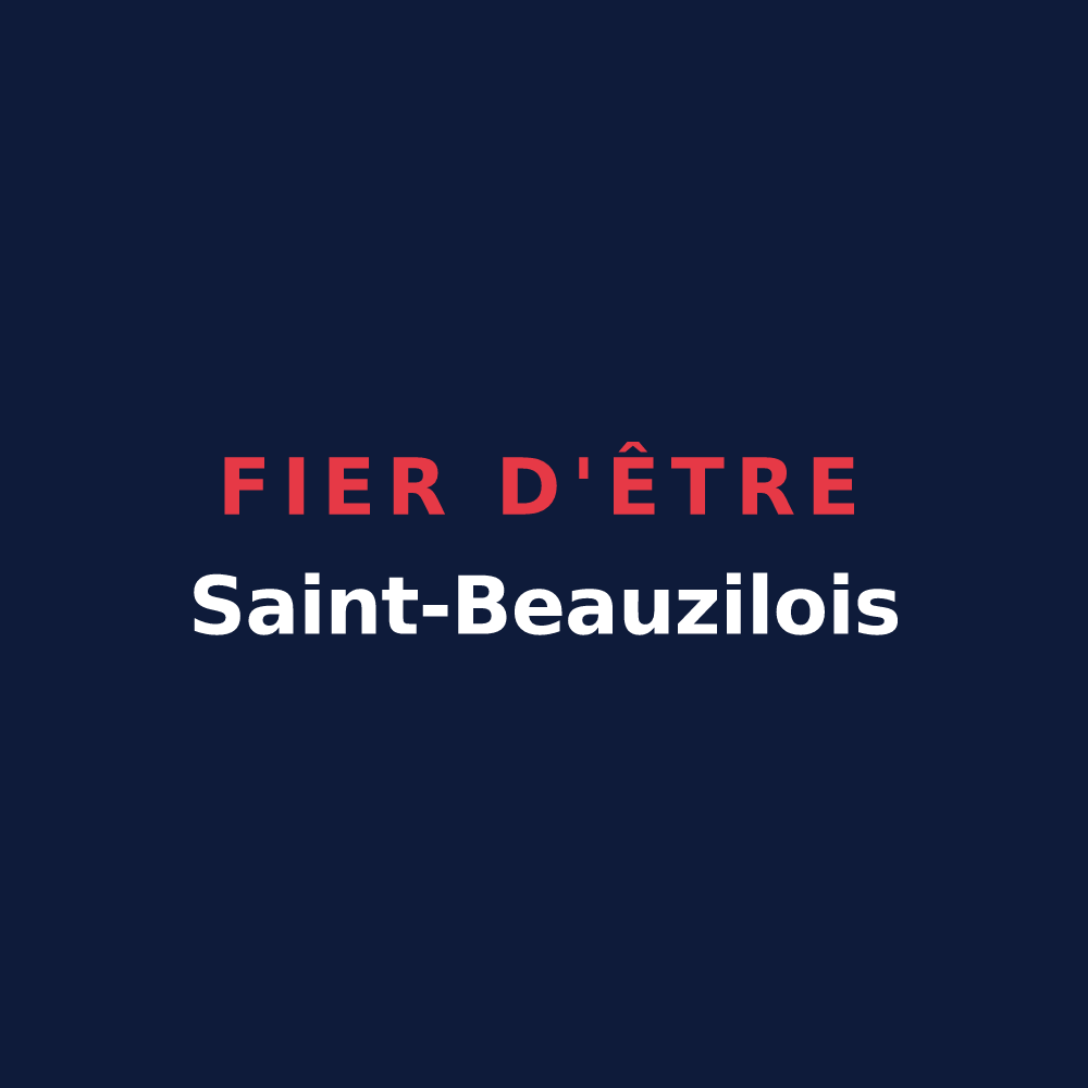 T-shirt « Fier d'être Saint-Beauzilois » — design pour Saint-Beauzile