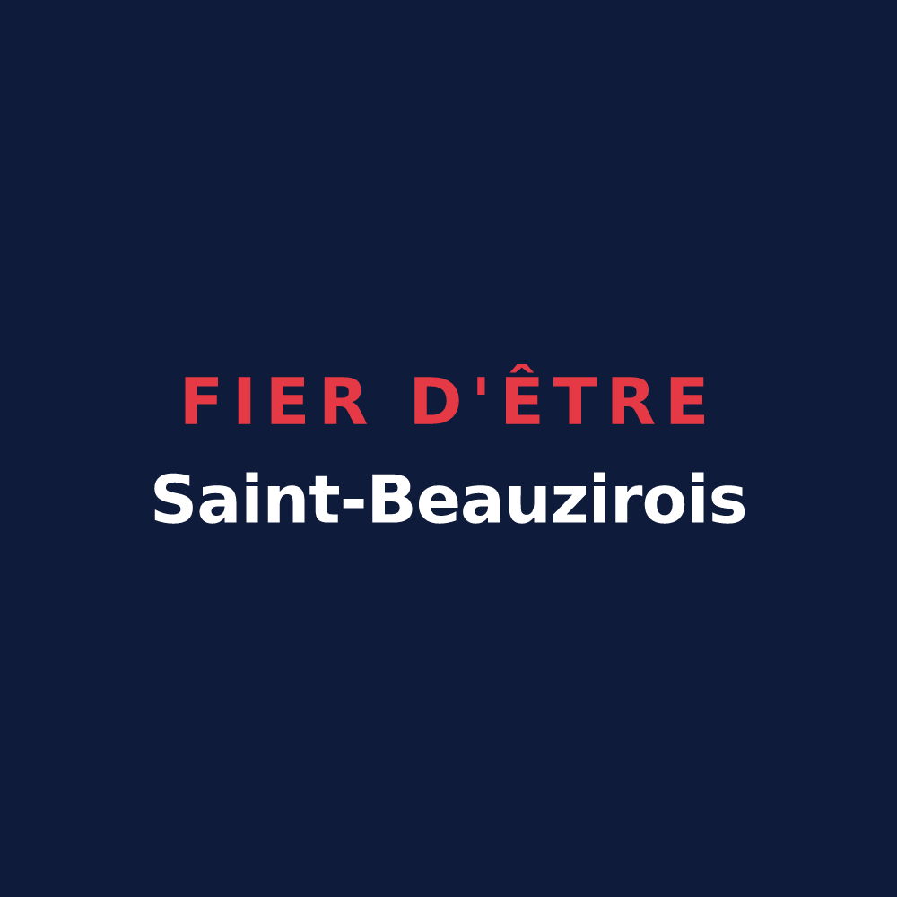 T-shirt « Fier d'être Saint-Beauzirois » — design pour Saint-Beauzire