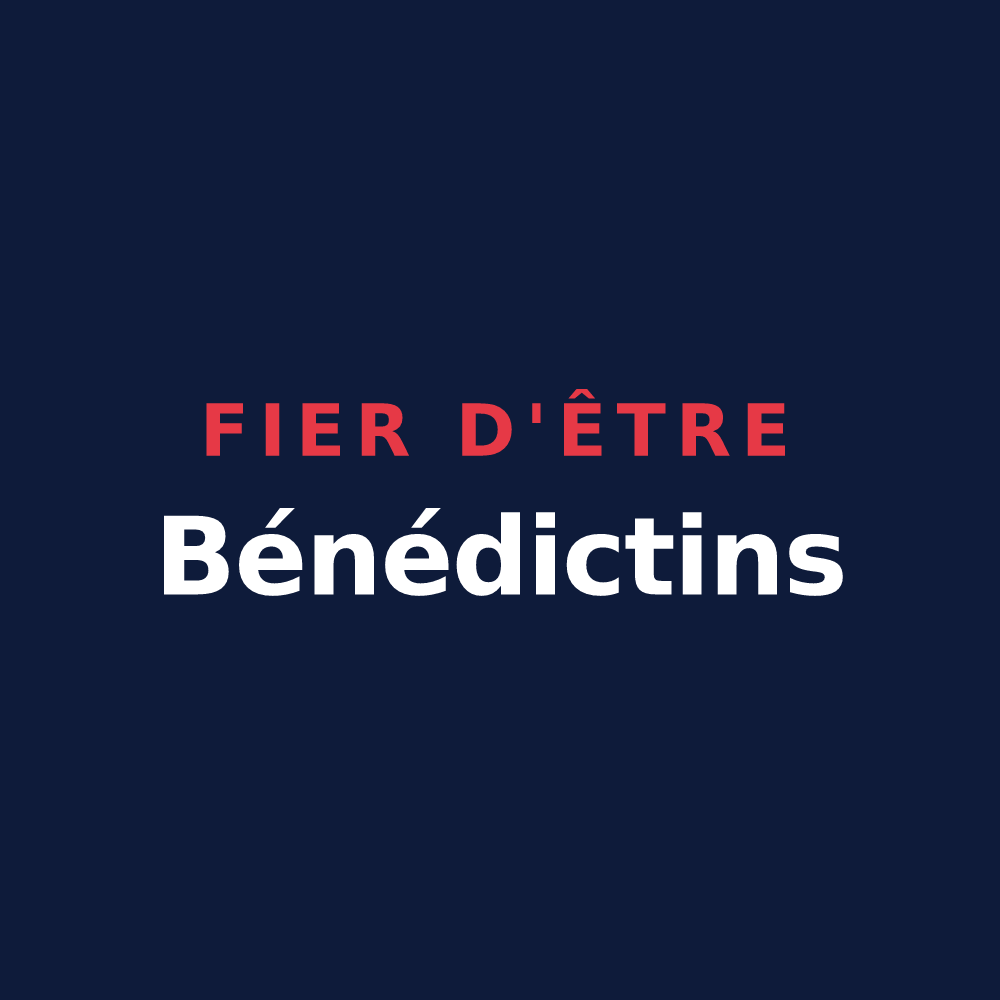 T-shirt « Fier d'être Bénédictins » — design pour Saint-Benoît-du-Sault
