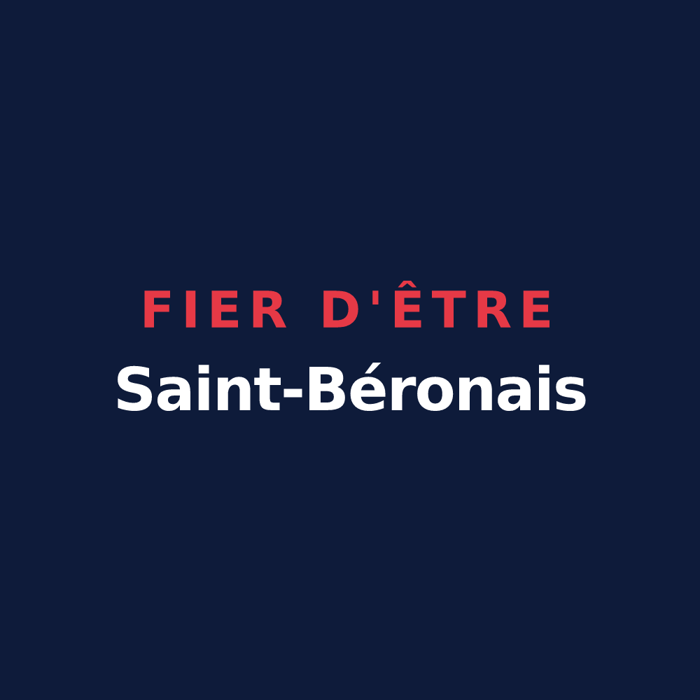 T-shirt « Fier d'être Saint-Béronais » — design pour Saint-Béron