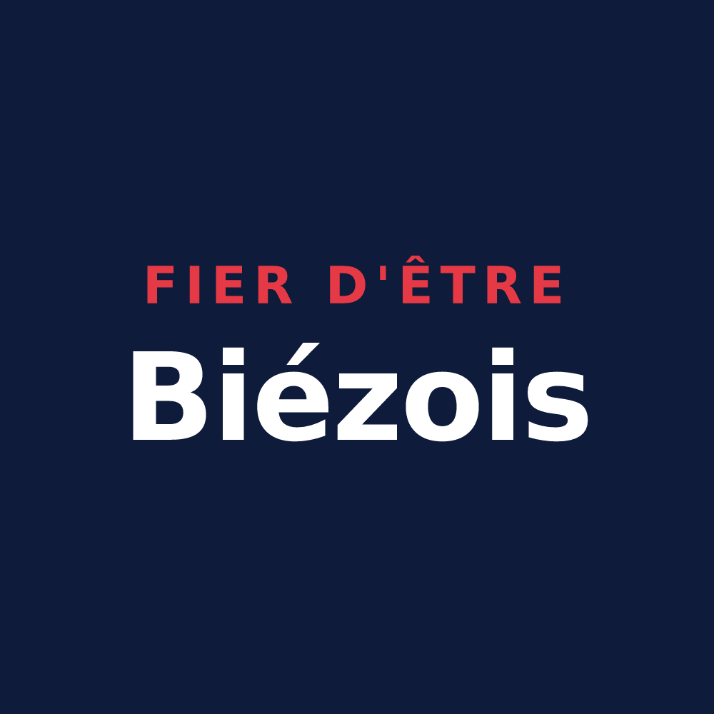 T-shirt « Fier d'être Biézois » — design pour Saint-Biez-en-Belin