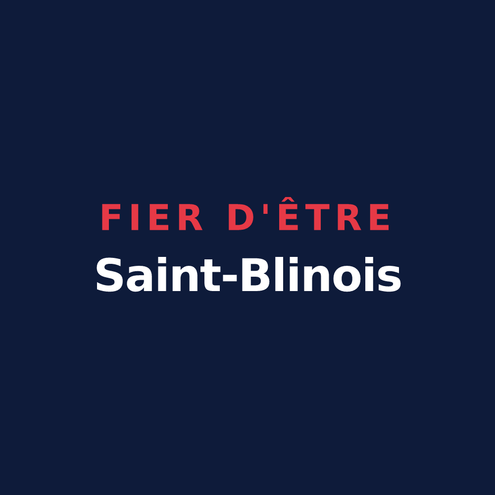 T-shirt « Fier d'être Saint-Blinois » — design pour Saint-Blin