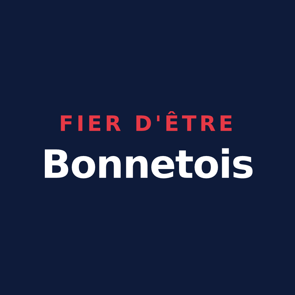 T-shirt « Fier d'être Bonnetois » — design pour Saint-Bonnet-de-Condat