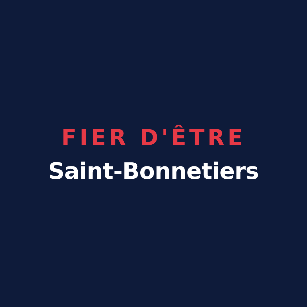 T-shirt « Fier d'être Saint-Bonnetiers » — design pour Saint-Bonnet-en-Champsaur