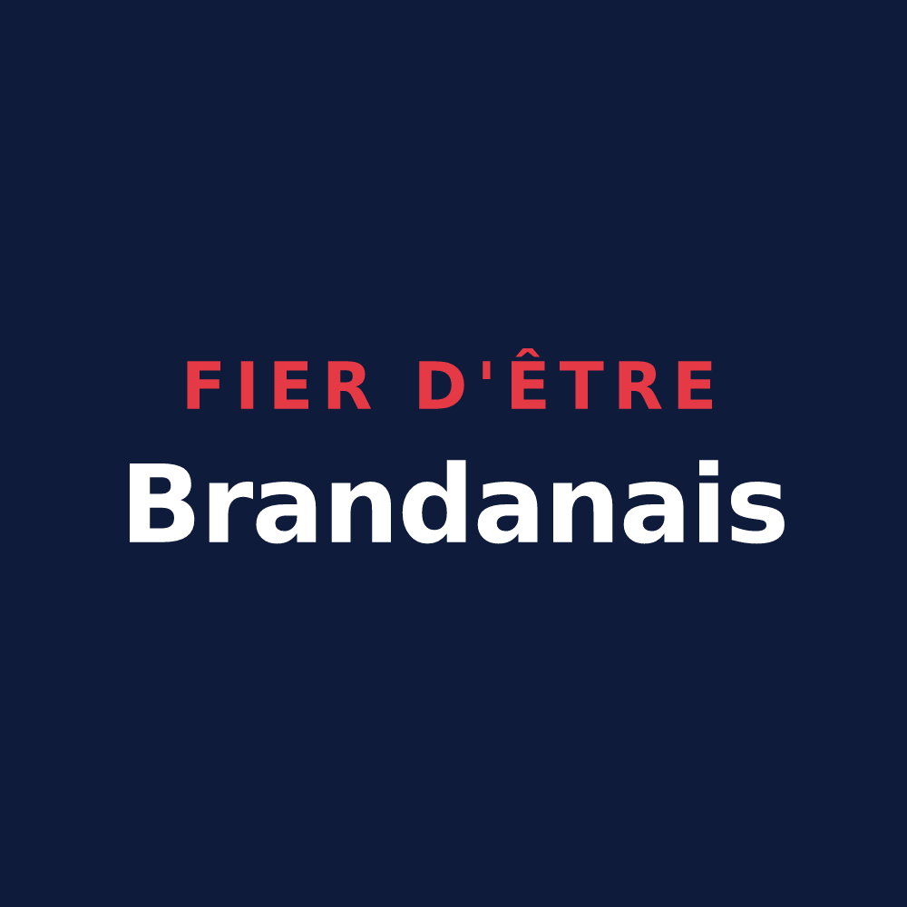 T-shirt « Fier d'être Brandanais » — design pour Saint-Brandan