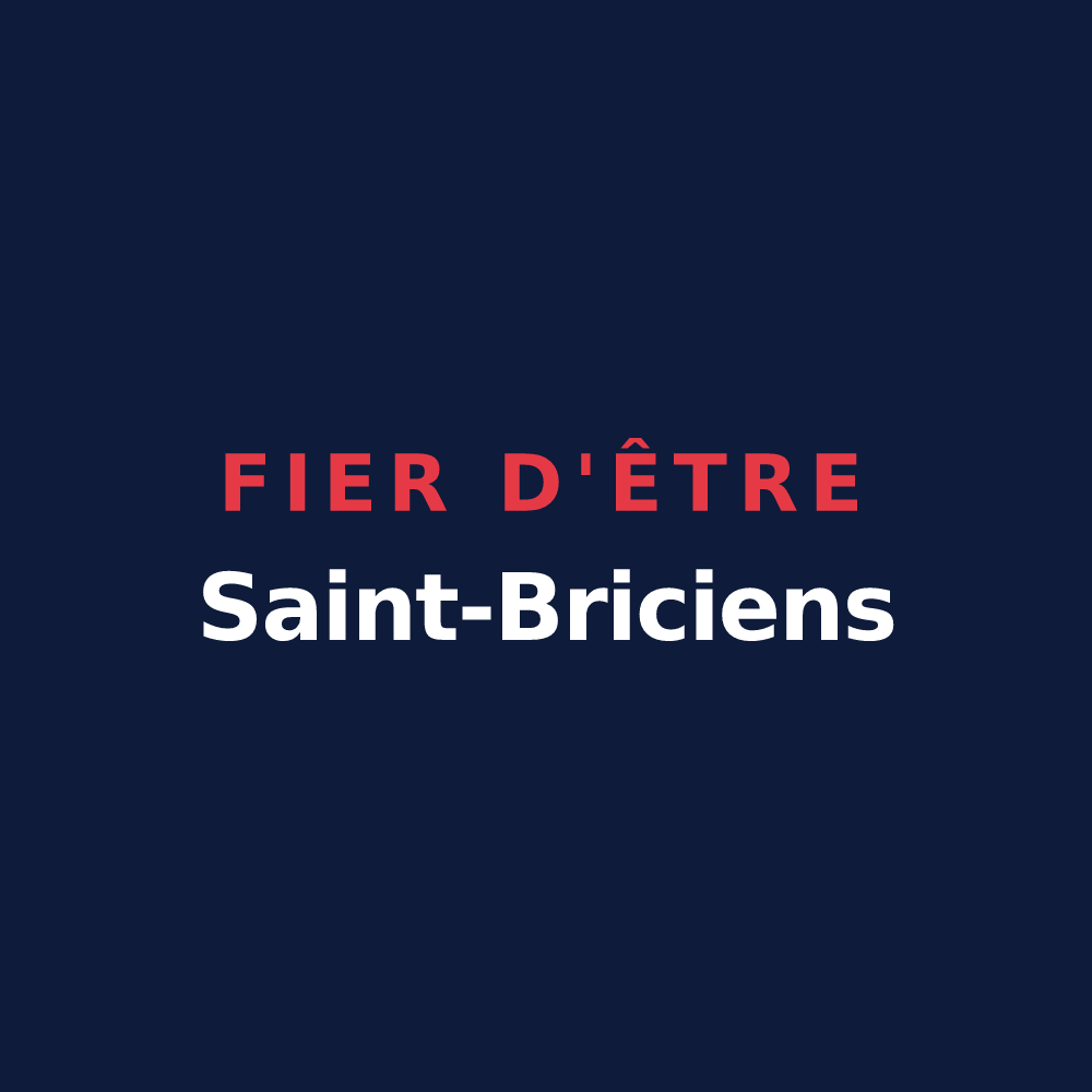 T-shirt « Fier d'être Saint-Briciens » — design pour Saint-Bris-des-Bois