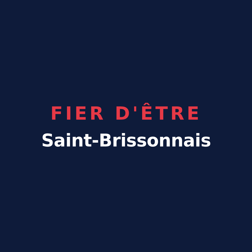 T-shirt « Fier d'être Saint-Brissonnais » — design pour Saint-Brisson-sur-Loire