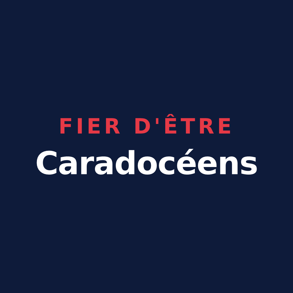 T-shirt « Fier d'être Caradocéens » — design pour Saint-Caradec-Trégomel