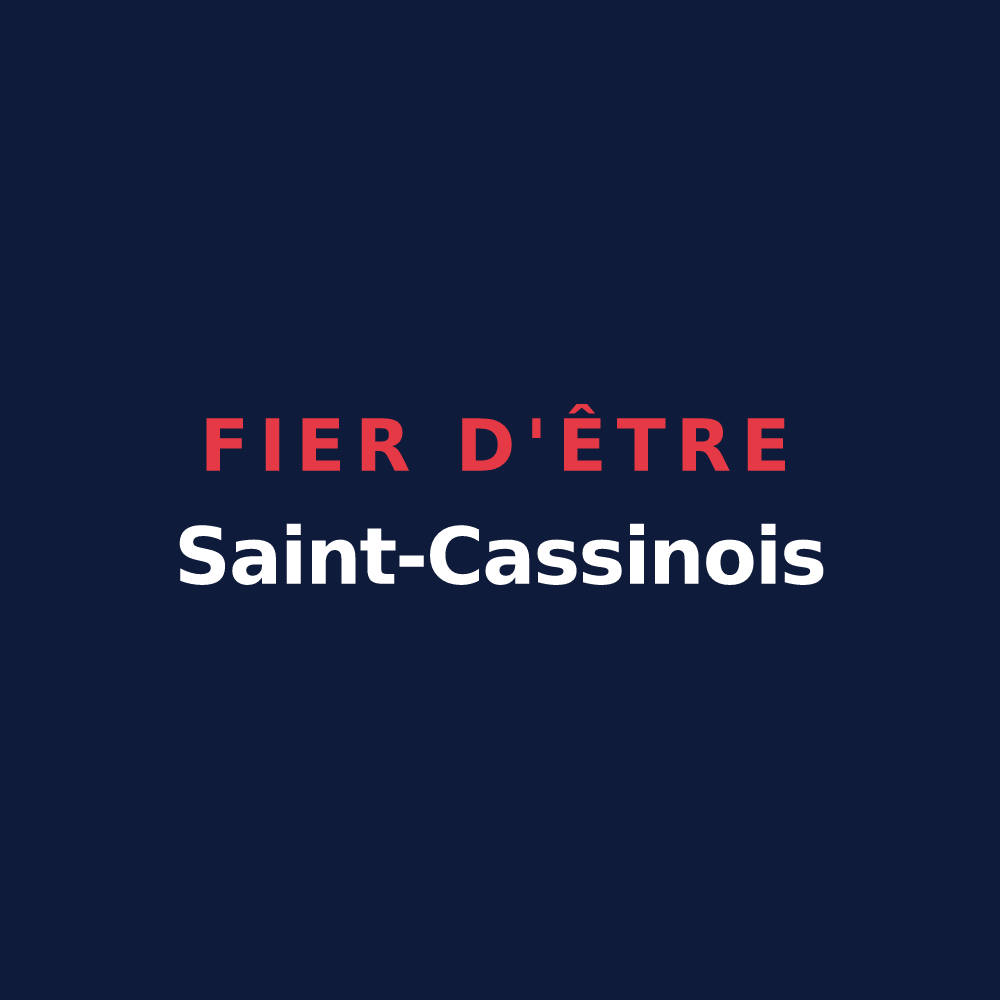 T-shirt « Fier d'être Saint-Cassinois » — design pour Saint-Cassin