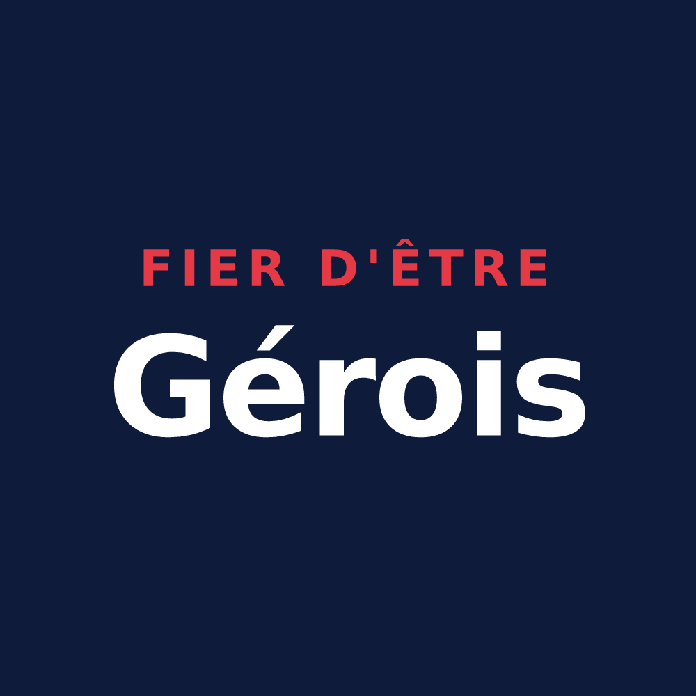 T-shirt « Fier d'être Gérois » — design pour Saint-Célerin