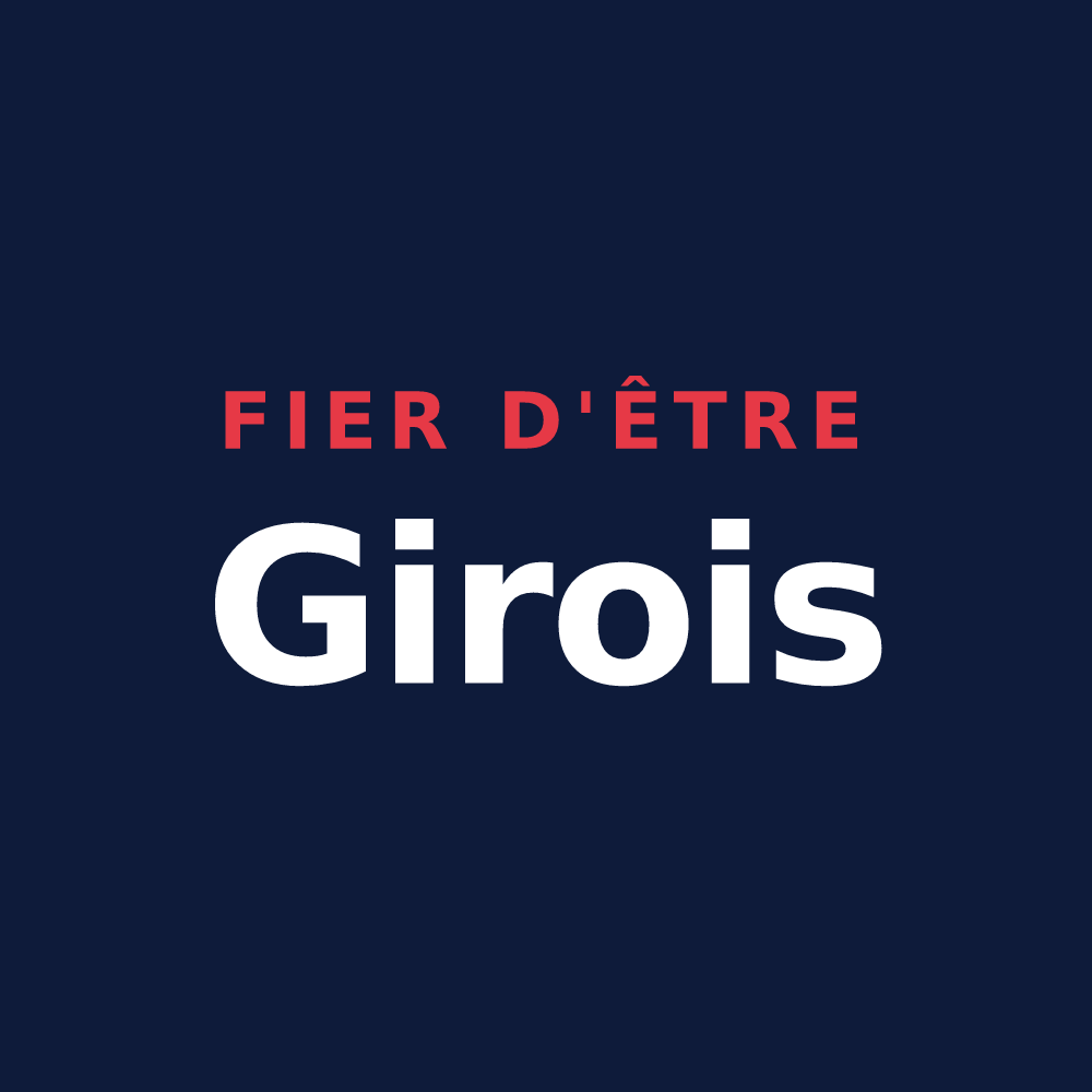 T-shirt « Fier d'être Girois » — design pour Saint-Céneri-le-Gérei