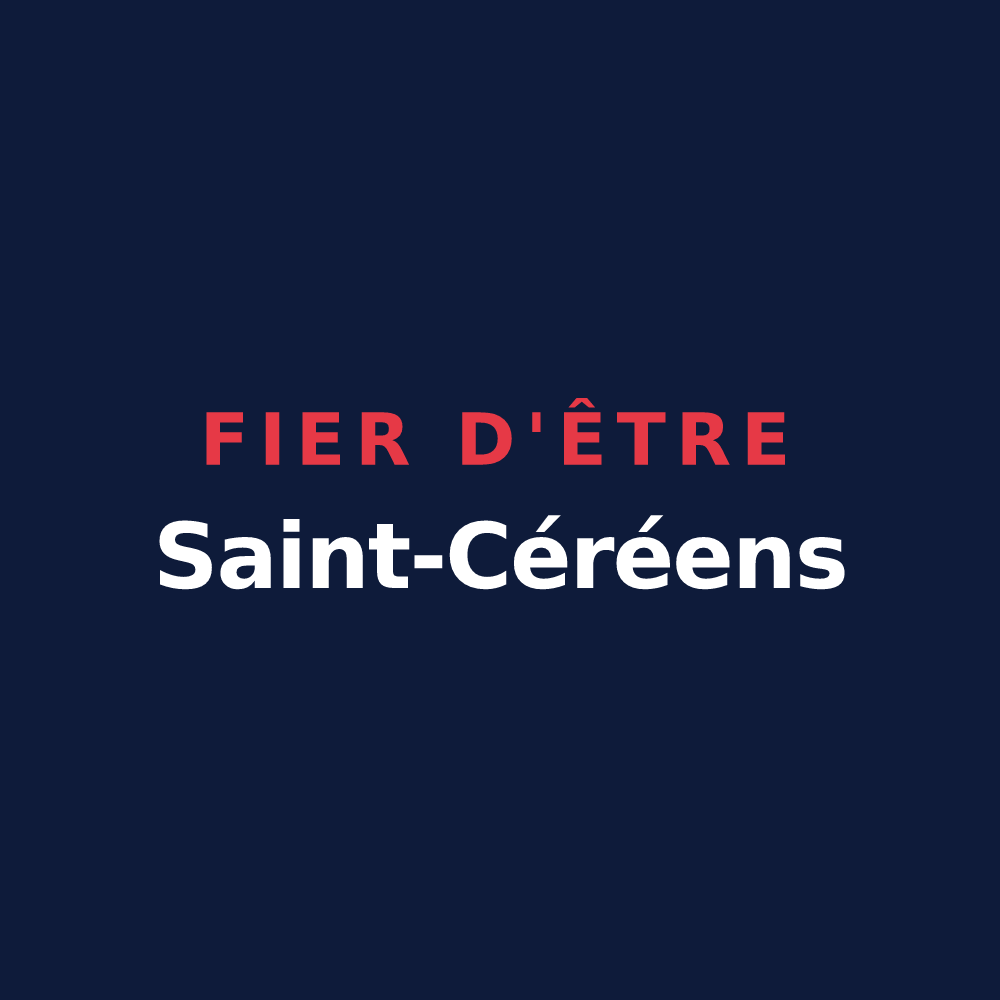 T-shirt « Fier d'être Saint-Céréens » — design pour Saint-Céré