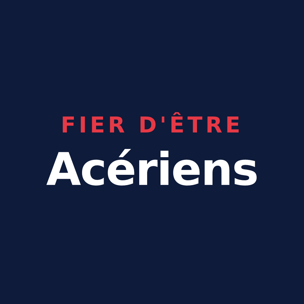 T-shirt « Fier d'être Acériens » — design pour Saint-Césaire