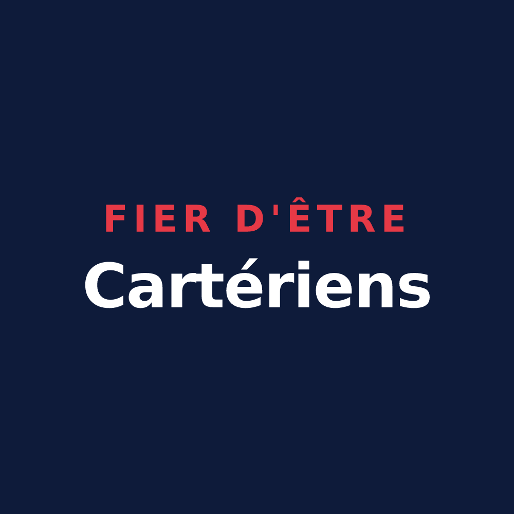 T-shirt « Fier d'être Cartériens » — design pour Saint-Chartier