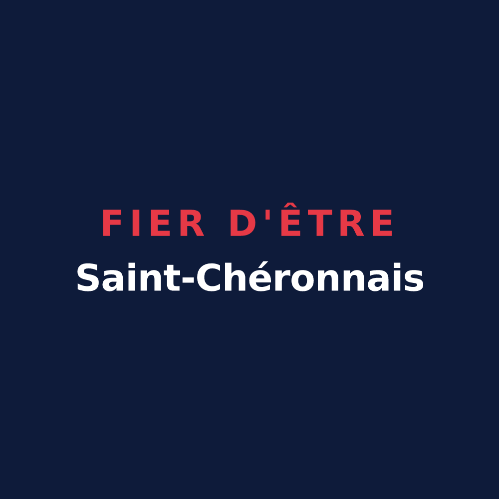 T-shirt « Fier d'être Saint-Chéronnais » — design pour Saint-Chéron