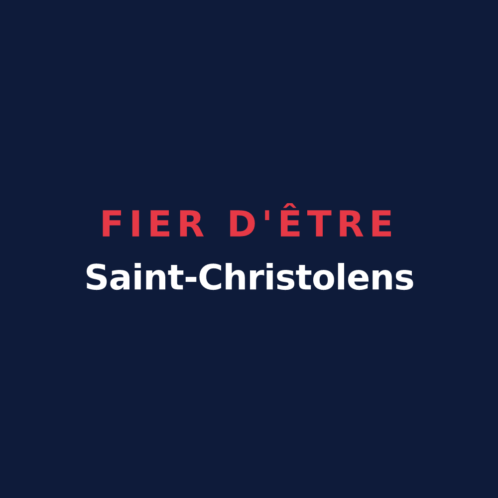 T-shirt « Fier d'être Saint-Christolens » — design pour Saint-Christol-lez-Alès