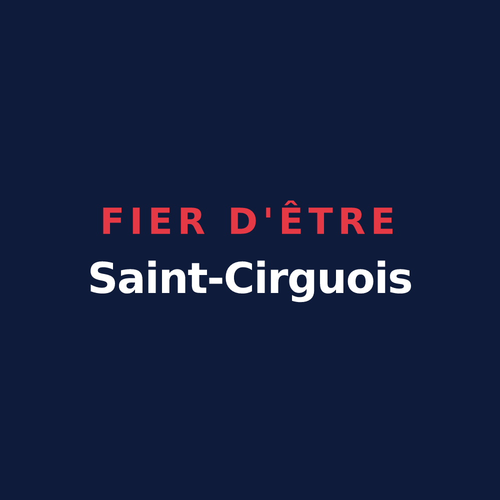 T-shirt « Fier d'être Saint-Cirguois » — design pour Saint-Cirgues
