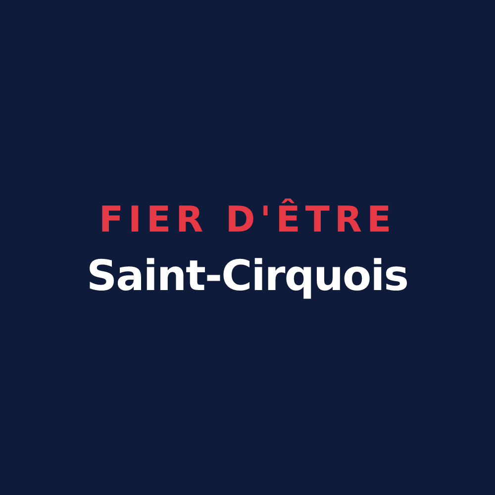 T-shirt « Fier d'être Saint-Cirquois » — design pour Saint-Cirq-Lapopie