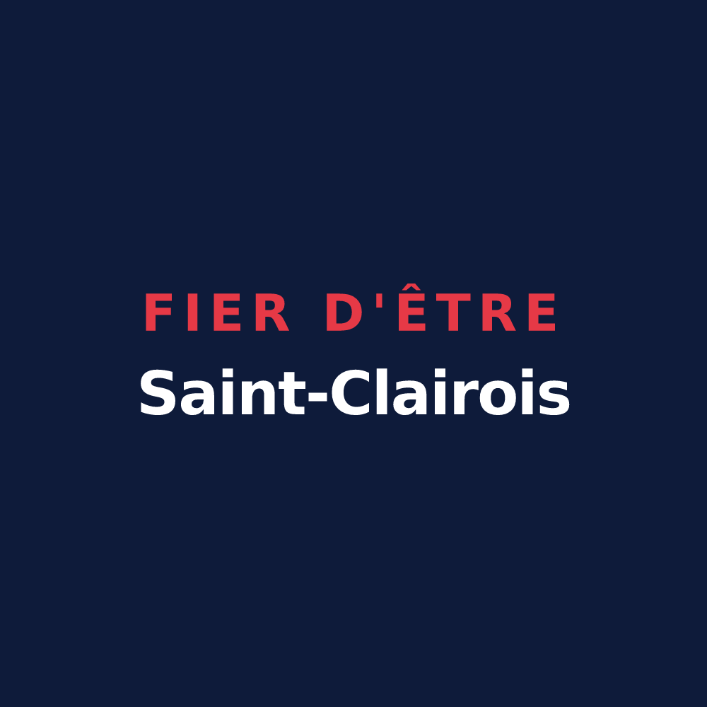 T-shirt « Fier d'être Saint-Clairois » — design pour Saint-Clair-sur-Galaure