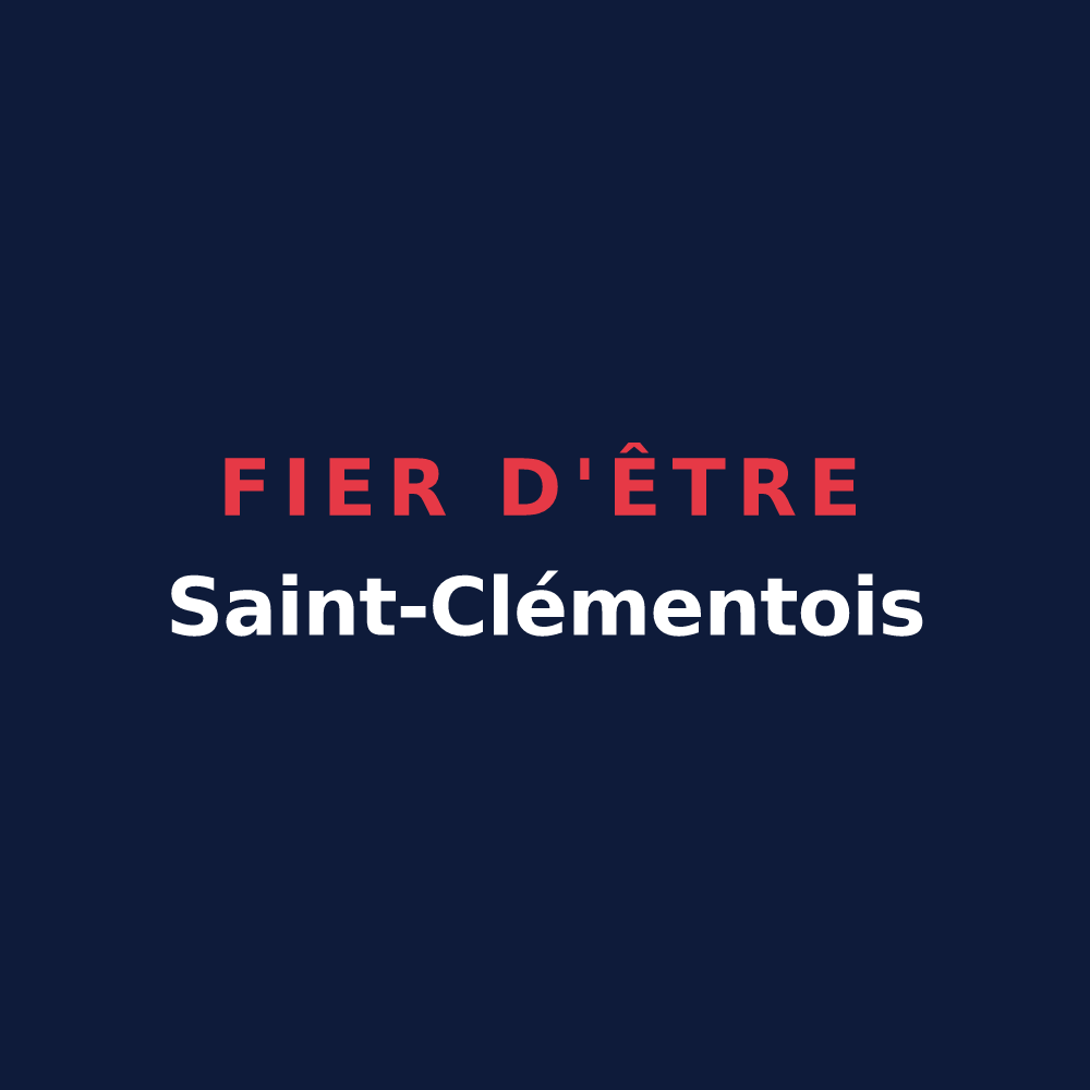 T-shirt « Fier d'être Saint-Clémentois » — design pour Saint-Clément