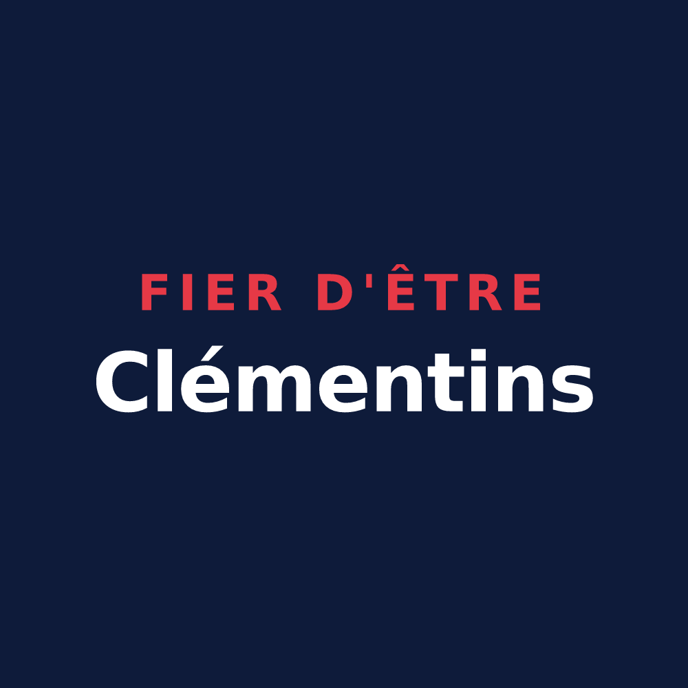 T-shirt « Fier d'être Clémentins » — design pour Saint-Clément