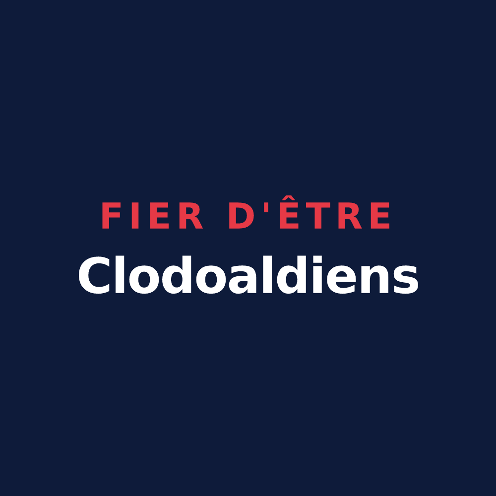 T-shirt « Fier d'être Clodoaldiens » — design pour Saint-Cloud