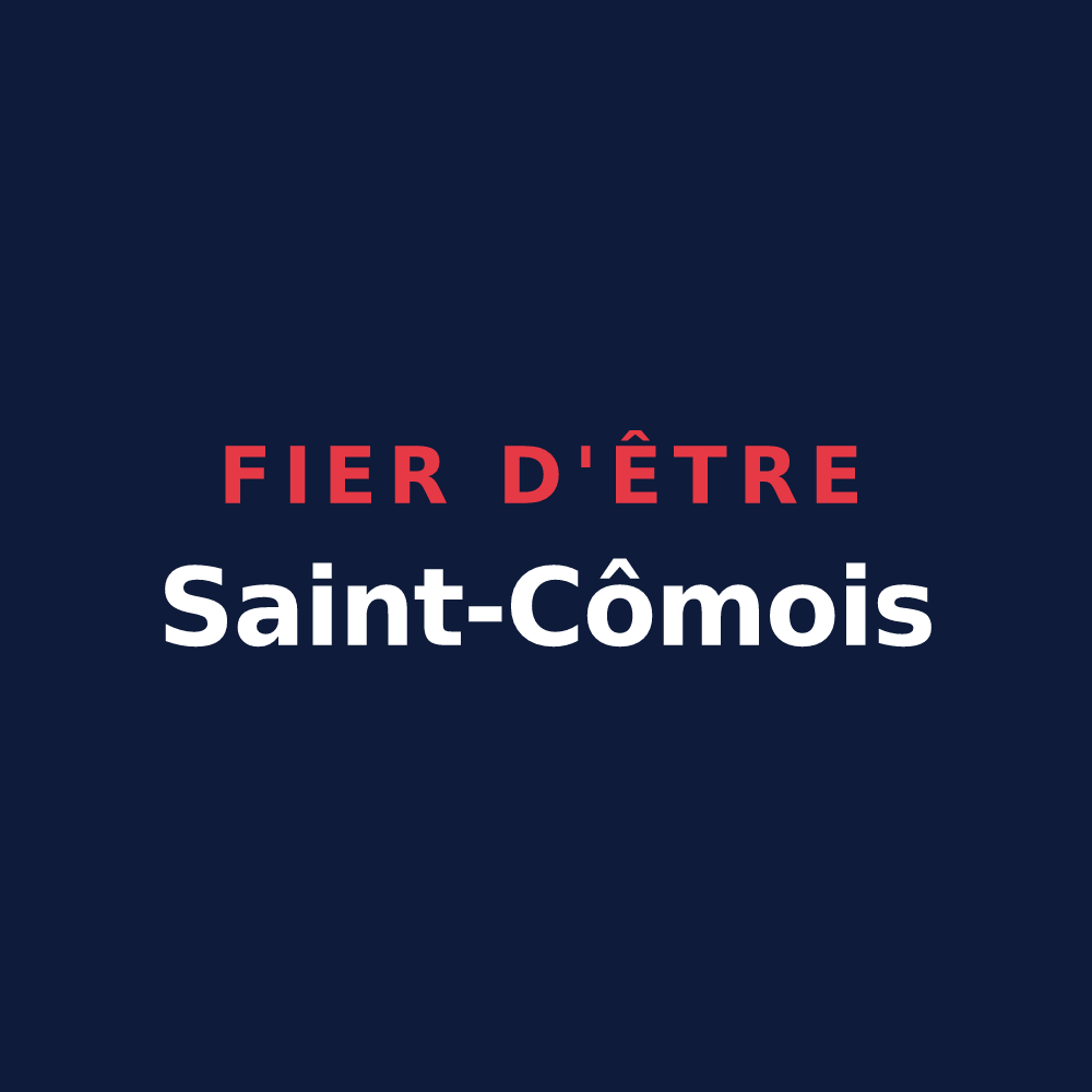 T-shirt « Fier d'être Saint-Cômois » — design pour Saint-Côme-et-Maruéjols