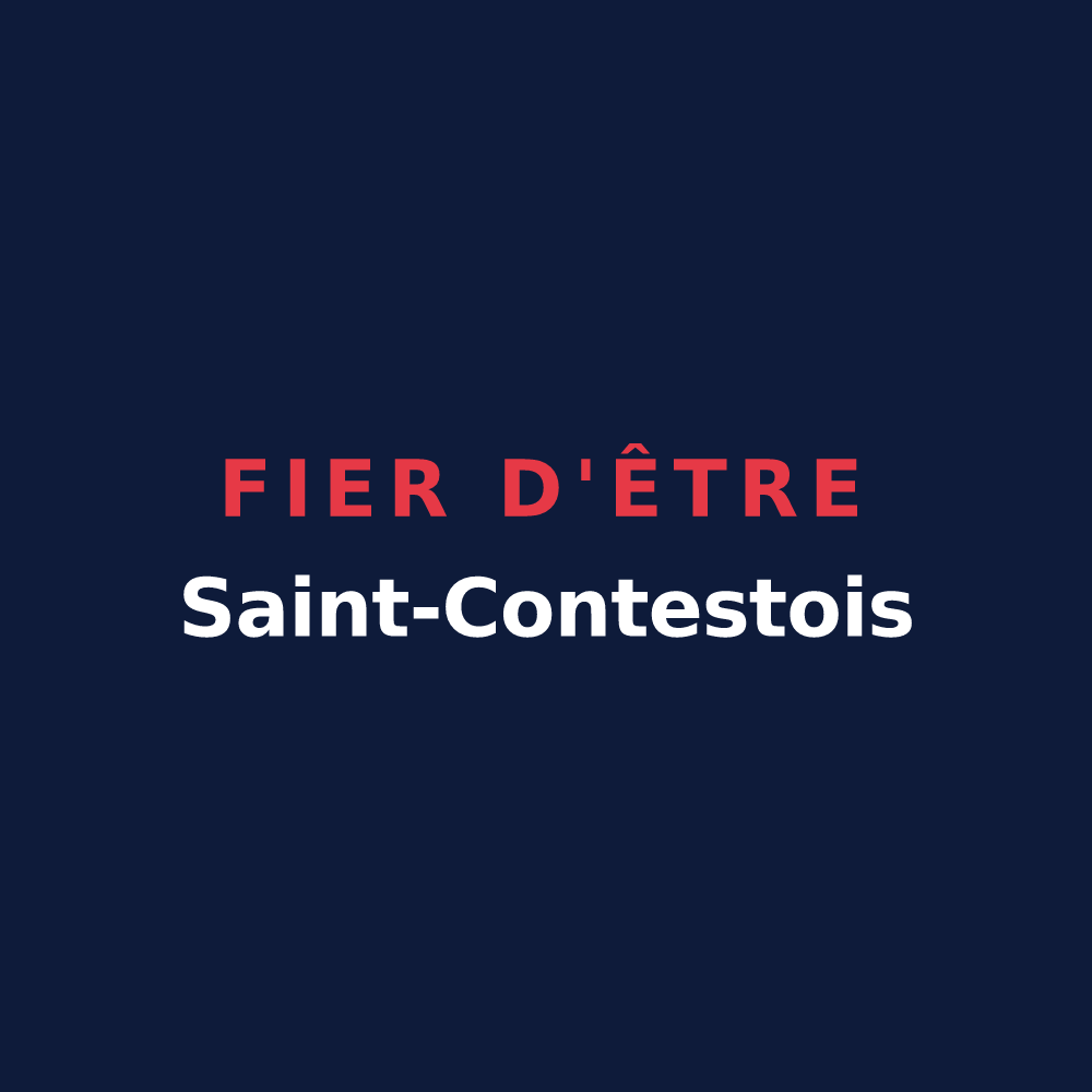 T-shirt « Fier d'être Saint-Contestois » — design pour Saint-Contest