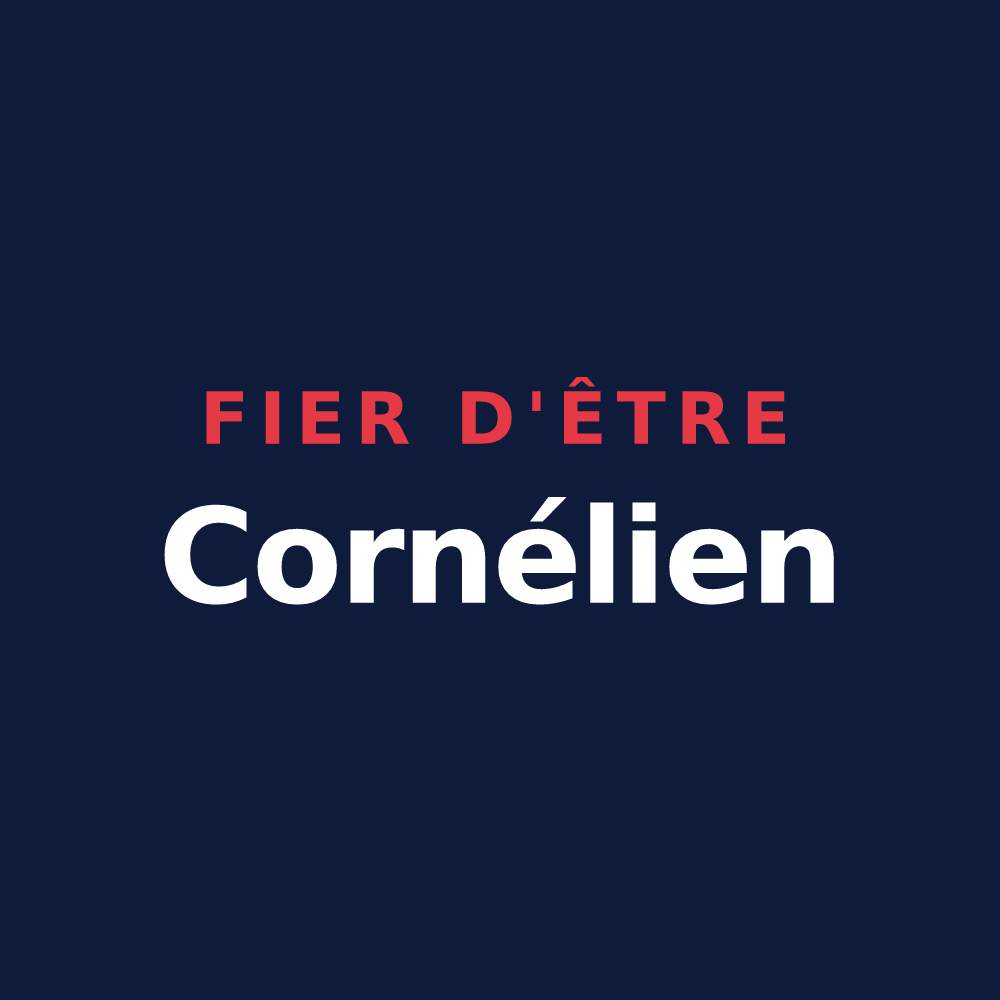 T-shirt « Fier d'être Cornélien » — design pour Saint-Corneille
